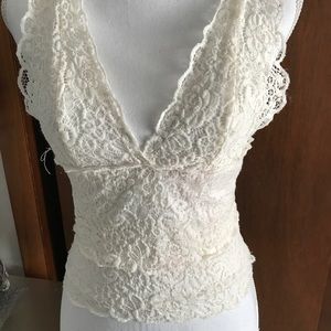 Lace bebe top